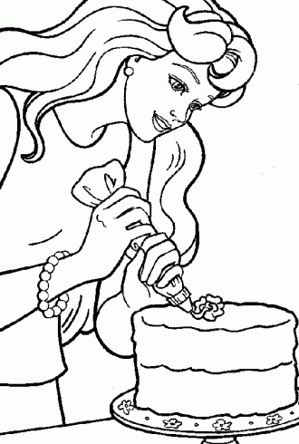 dessin de barbie,poupee,mattel,coloriage,dessin