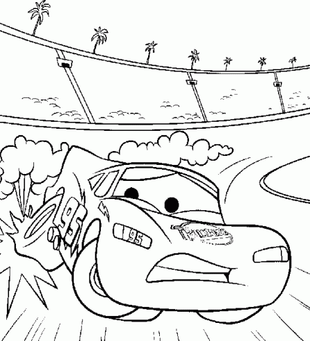 dessin de cars,course,voiture,coloriage,enfant