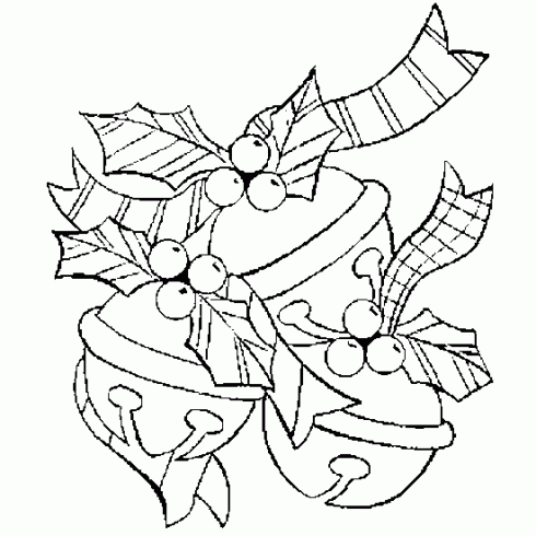 dessin de coloriage,noel,decoration,guirlande,gui