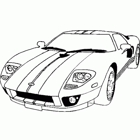 Auto Racing Photos Free on Coloriage Voiture Course Dessin Auto   Colorie En Ligne Ou Sur Papier