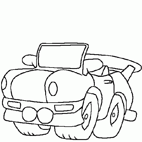 dessin de coloriage,voiture,dessin,auto,cabriolet