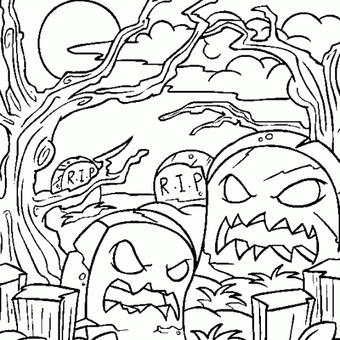 dessin de dessin,halloween,monstre,fantome,effrayant