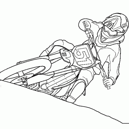 dessin de dessin,motocross,derapage,xgames,freestyle