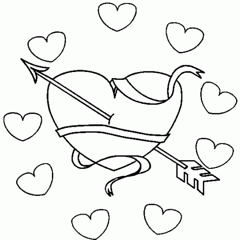 dessin de dessin,saint,valentin,coeur,gratuit