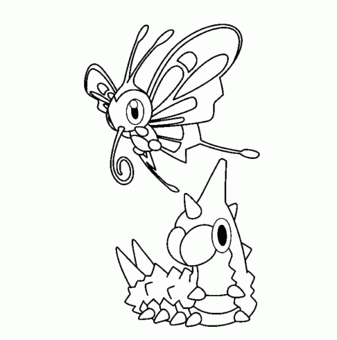 dessin de pokemon,chenipote,papinox,pikachu,dessin