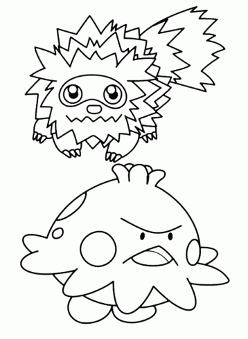 dessin de pokemon,pieuvre,bizarre,attaque,dessin