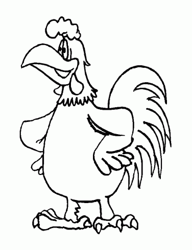 dessin de poule,coq,poulette,poulet,bassecour
