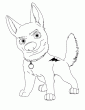 Coloriage de Volt en ligne, Volt star de tlvision canine, vit dans un studio de tlvision, et croit que les pouvoirs qu'il possde dans la srie qui porte son nom existent rellement. Ralise un superbe coloriage en ligne de volt le hros du dessin anim ou imprime le.