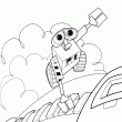 coloriage WALL-E - tags: WallE,dessin,colorier,ligne,imprimer