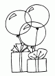 Joyeux anniversaire! quel joli coloriage que voil. Trouve les bonnes couleurs pour colorier ces jolis cadeau et ces beaux ballons afin de raliser un merveilleux dessin.