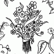 Un nouveau coloriage en ligne avec ce bouquet de fleurs. Tu peux colorier ce dessin de fleur en ligne ou l'imprimer sur un feuille de papier et te servir de l'autre face pour crire un carte ou un pome pour la fte des mres notamment.