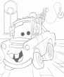 Un dessin  de cars pour que les enfants puissent le colorier en ligne. La clbre dpanneuse du film d'animation  colorier. Un coloriage de voiture pour enfant  raliser avec de magnifique couleur pour la joie des petits comme des grands.