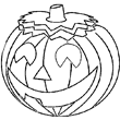 coloriage Halloween - tags: coloriage,dessin,gratuit,citrouille,Halloween