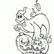 Un nouveau dessin de fantme et de citrouille dans ce coloriage en ligne pour halloween. Une nouvelle image  colorier en ligne sur le thme d'halloween. Un super jeux pour que les enfants prparent halloween dans la joie.