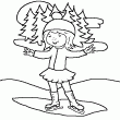 coloriage hiver - tags: coloriage,patin,a,glace,hiver