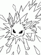 coloriage pokemon - tags: coloriage,pokemon,piroli,eclair,combat