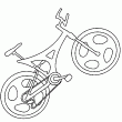 coloriage sport - tags: coloriage,velo,course,profil,moderne