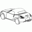 Un superbe dessin de voiture de course  colorier en ligne avec ce dessin de voiture de drift. Un coloriage de Nissan pour les passionns du drift et des longues courses de drapages.