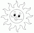 coloriage ete - tags: colorier,soleil,brille,dessin,rigolo