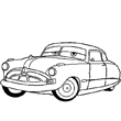 coloriage cars - tags: dessin,CARS,DOC,Hudson,Gratuit