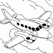 Un superbe coloriage d'avion. Avec ce dessin de bi-moteur qui volent dans le ciel au dessus des nuages, tu vas pouvoir faire un superbe coloriage d'avion. Un nouveau coloriage d'avion   raliser en ligne ou  imprimer.