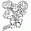 Un joli bouquet de rose  colorier pour la saint Valentin. Avec ce coloriage gratuit tu peux envoyer une carte  la personne que tu aimes pour lui montrer ton amour. Les plus jolis coloriages gratuits de la saint Valentin sont disponibles ici.