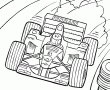 Quelle magnifique voiture de course  colorier en ligne. Une Ferrari formule 1 se colorie forcment en rouge sur un dessin non? Enfin je dis a c'est toi qui decide, tu dcides aussi si tu colorie en ligne ou si tu l'imprime ce coloriage de voiture de course, magnifique dessin de formule1