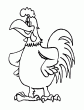 Mais quel belle poule  colorier en ligne o a imprimer afin de faire un coloriage. Voici un nouvel animal de la ferme  colorier avec de belles couleurs.